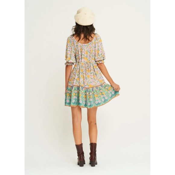 ARNHEM 'Stella' Multicolored Floral Off The Shoulder Play Dress Size 8 RRP $179 - Picture 16 of 16